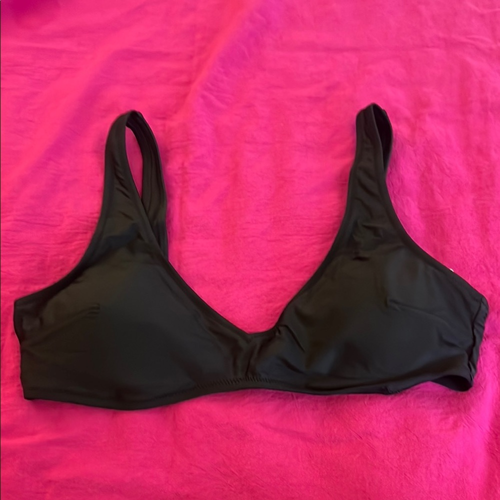 Aerie Black Bikini Top